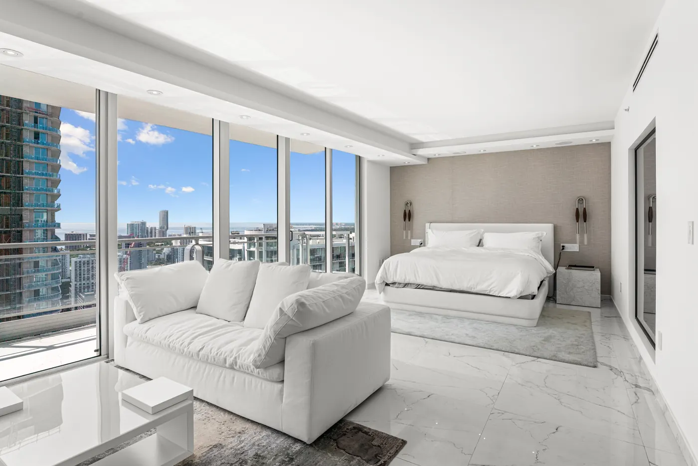 Residence interior in a Downtown Miami tower