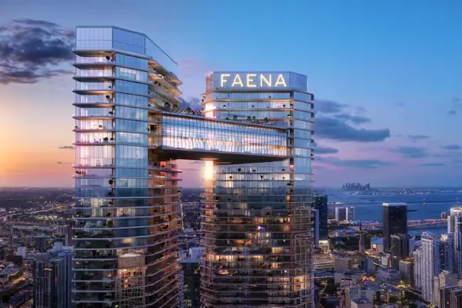 Faena Residences towers exterior